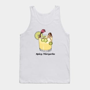 Spicy Margarita Cocktail Mermaid Tank Top